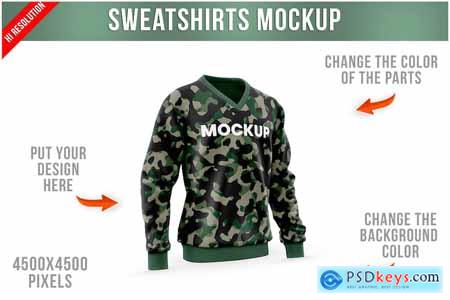 Sweatshirts Mockup - Half Side