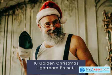 10 Golden Christmas Lightroom Presets