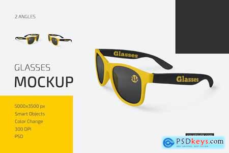 Glasses Mockup Set