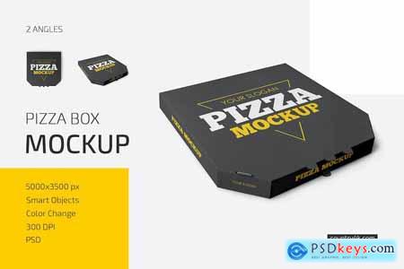 Pizza Box Mockup Set