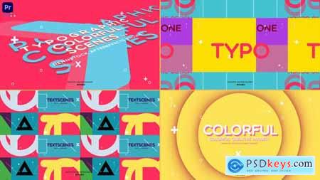 Minimal Colorful Typo Intro 49643763