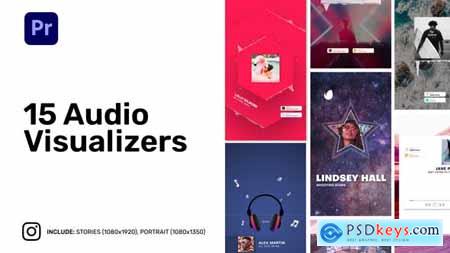 Modern Instagram Audio Visualizers for Premiere Pro 49719031