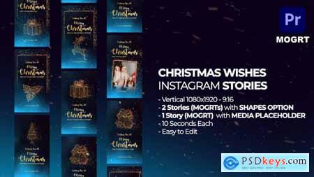 Christmas Wishes Instagram Stories MOGRTS 49749868