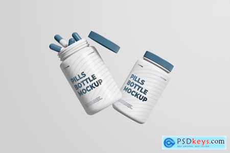 Pills Bottle Mockup