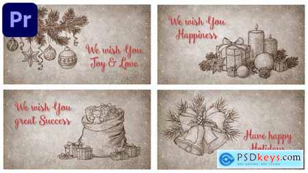 Christmas Retro Greeting Cards 48989061