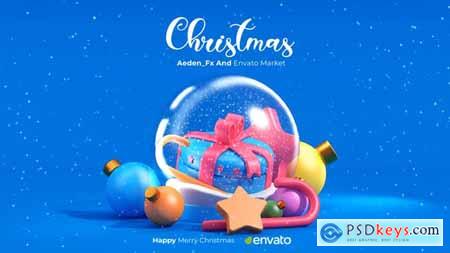 Merry Christmas Logo Intro 49590313