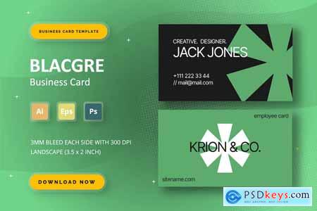 Blacgre - Business Card