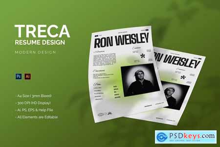 Treca - Resume Template