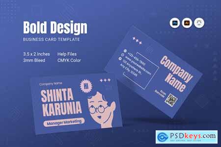 Bold Design Business Card
