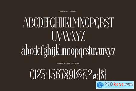 Ragista Elegant Ligature Serif Font Typeface