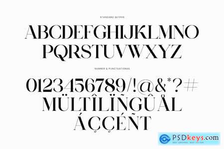 Kasir Elegant Serif Font Typeface