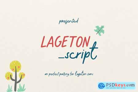 Lageton Script