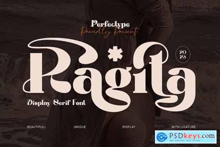 Ragita Elegant Ligature Serif Font Typeface