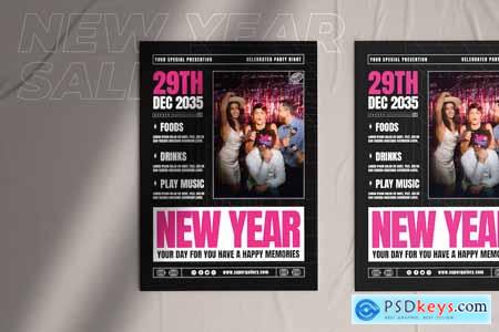 Party New Year Flyer X36AW2R