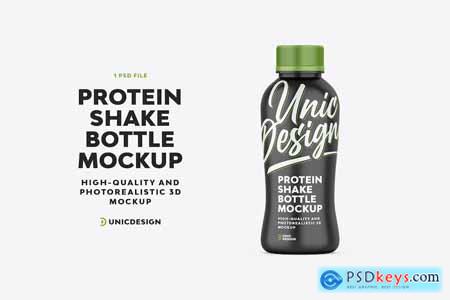 Protein Shake Bottle Mockup