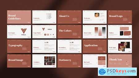 Viola - Brand Guideline Powerpoint Template