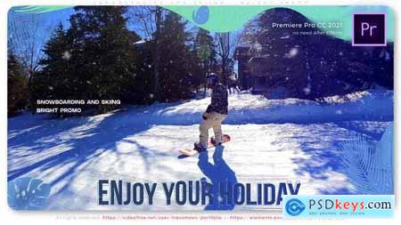 Snowboarding and Skiing - Bright Promo 49838842