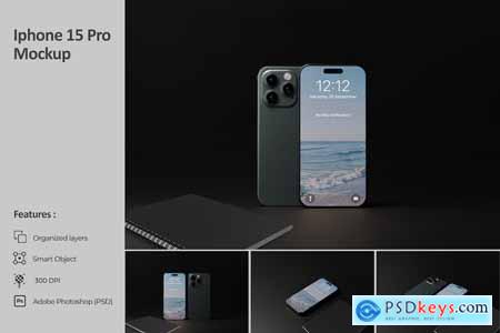 Iphone 15 Pro Mockup VJNNVKE