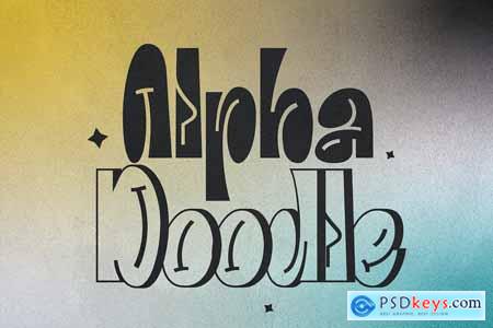Alpha Doodle - Graffiti Typeface