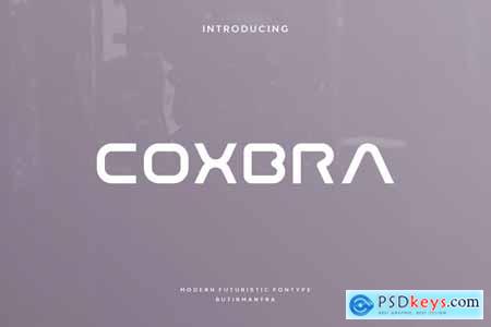 Coxbra - Futuristic font