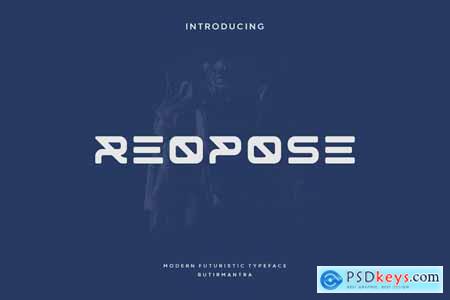 Reopose - Futuristic Font