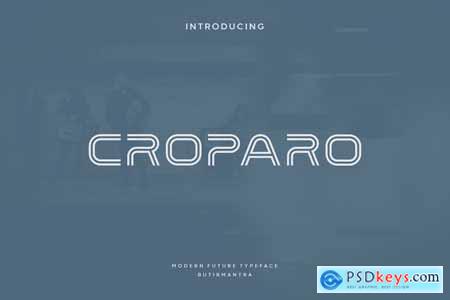 Croparo - Modern Display Font