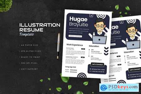 Illustration Designer Simply Resume