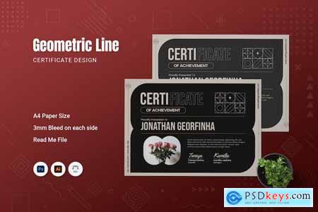 Geometric Line Certificate