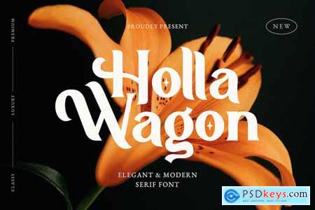 Holla Wagon - Elegant Stylish Serif