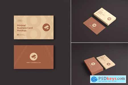 Minimal Business Card Mockup Set