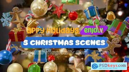 5 Christmas Scenes 49982563