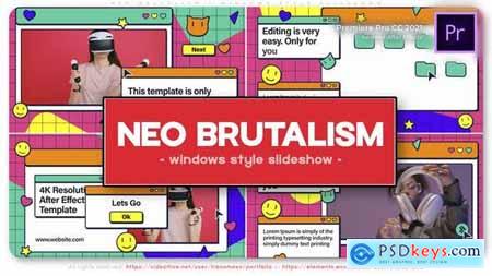 Neo Brutalism - Windows Style Slideshow 49839272