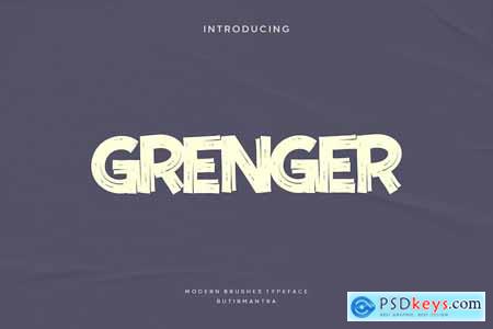 Grenger - Modern Brush Font