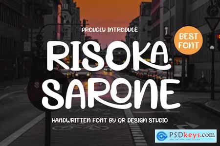Risoka Sarone - Hand Drawn Font
