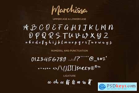 Marchissa - Handwritten Script fonts