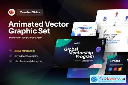 Animated Vector Graphic PowerPoint Template