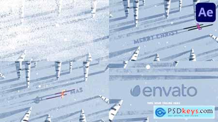 Winter Forest Ski Logo After Effects 49981161