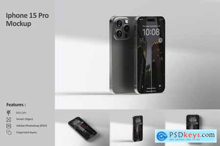 Iphone 15 Pro Mockup FEUXSG6