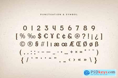 Rumble - Unique Vintage Serif Font