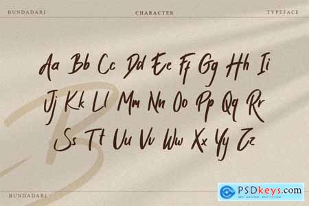Bundadari - A Modern Handwritten