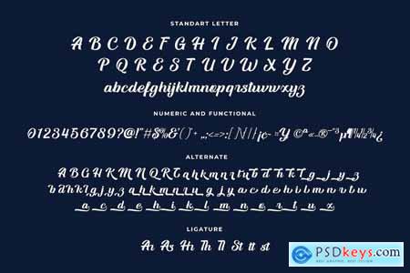 Andior Bold Script Font