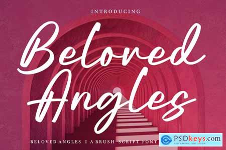 Beloved Angles - Brush Script Font