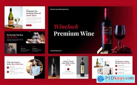 Winelock - Wine PowerPoint Template