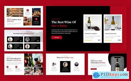 Winelock - Wine PowerPoint Template
