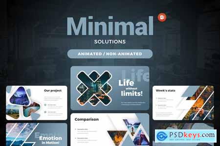 Minimal Modern Solutions Infographics