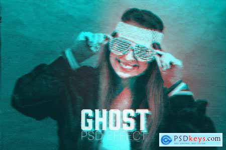 Photo Duotone Ghosting Effect