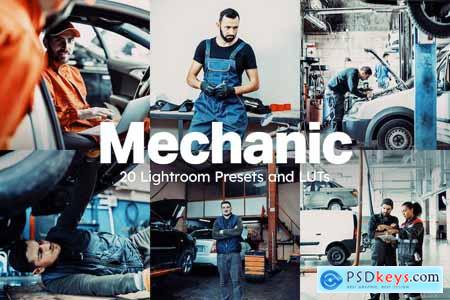 20 Mechanic Lightroom Presets and LUTs