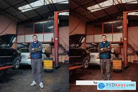 20 Mechanic Lightroom Presets and LUTs