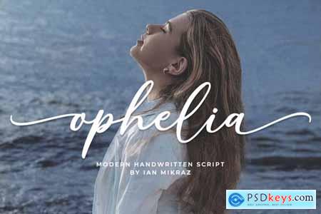 Ophelia - A Modern Handwritten Script