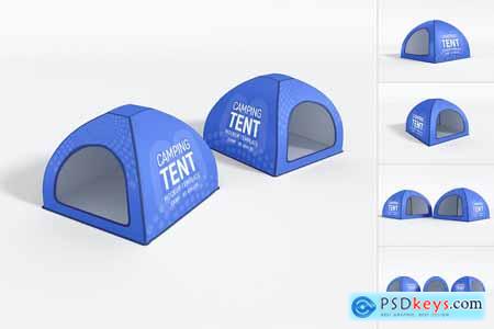 Camping Tent Branding Mockup Set